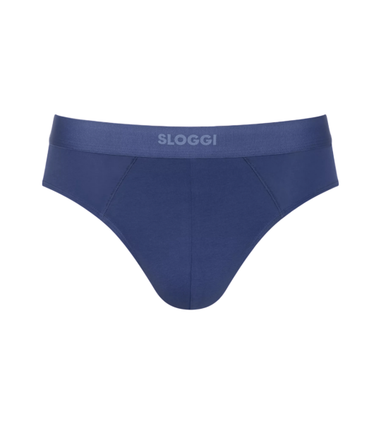 Pánské slipy EVER Ease Brief 2P - UNKNOWN - tm. modré 6312 - SLOGGI UNKNOWN XL