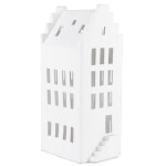 Räder Porcelánový svícen dům Gable House 31,5 cm, bílá barva, porcelán