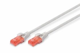 Digitus DK-1617-100 patch kabel UTP RJ45-RJ45 level CAT 6 10m šedá (DK-1617-100)