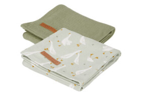 LITTLE DUTCH / TIAMO SWADDLE 70 x 70 CM HUSA 2 ks