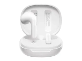 QCY Ailybuds E10 T35 bílá / Bezdrátová sluchátka s mikrofonem / TWS / ENC / Bluetooth 5.4 / IPX4 / dobíjecí box (T35 white)