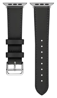 Beline Hermes 22 mm černá / Kožený řemínek pro smartwatch / univerzální / přezka