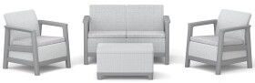 Keter SCANDI LINEA SET - Ash grey/Storm grey
