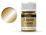 Barva Vallejo Liquid 70793 Rich Gold (Alcohol Based) 35 ml