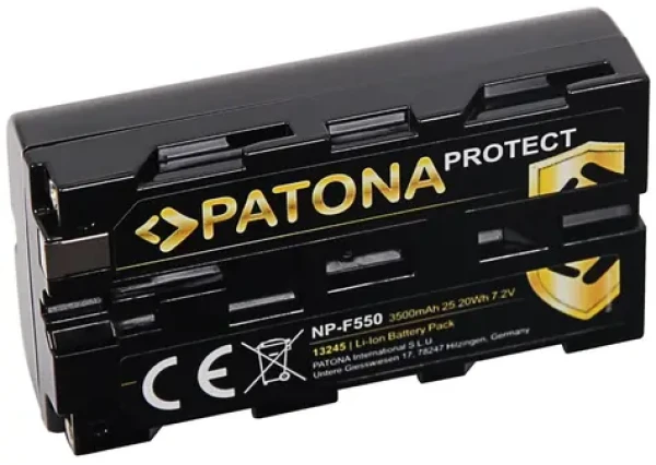 PATONA baterie Sony NP-F550 3500mAh / Akumulátor / Li-Ion / Protect (PT13245)