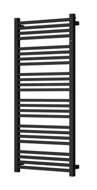 Instalprojekt - Koupelnový radiátor STICK černá barva - Barva - Černá , Doporučená topná tyč (W) - 600, Rozměr A - 50, Rozměr C - 150, Skutečný rozměr radiátoru (v mm) - 500 × 1480 mm, Typ připojení - Středové 50 mm RADSTI501531SP