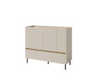 Komoda Luca LC8 Barva korpusu + barva dveří: Eukaliptus / Dub Baltic Dune