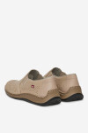 Polobotky Rieker 05297-60 Přírodní kůže (useň) - Lícová