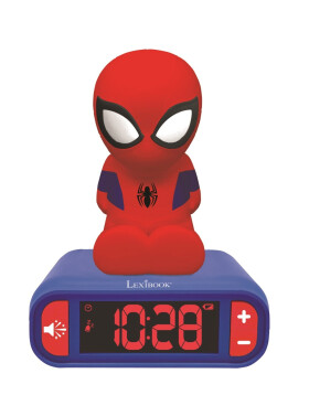 Lexibook budík Spiderman se svítící figurkou - Alltoys Lexibook