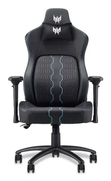 Acer Predator Herní židle Rift Pro černá, modrá / 4D loketní opěrky / Nastavitelné opěradlo 0-90° / Kolečka PU (GP.GCR11.00V)