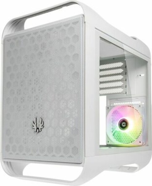 BitFenix Prodigy M 2022 ARGB bílá / micro-ATX / 2xUSB3.0 + 1x USB3.1 / 3x120+1x60mm / bez zdroje / průhledná bočnice (BFC-PM2-300-WWGSW-3A)