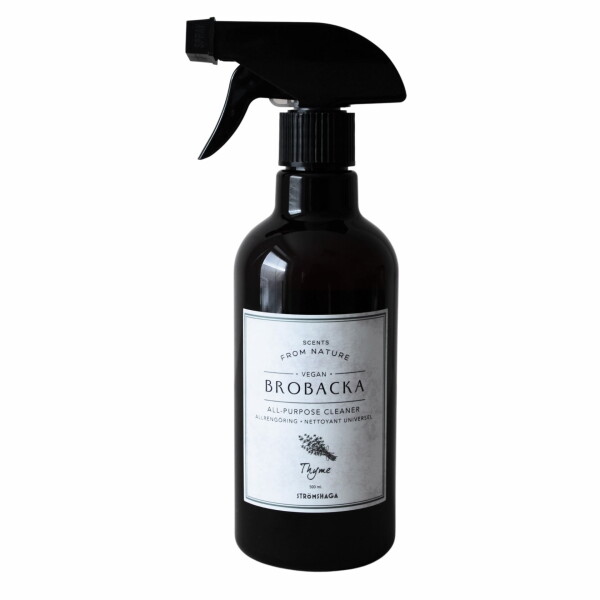 Strömshaga Univerzální čistič ve spreji Brobacka Thyme 500 ml, černá barva, plast