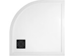 GELCO - Sprchová vanička XENA HX559, čtvrtkruh 90x90 cm, R550, hladká HX559
