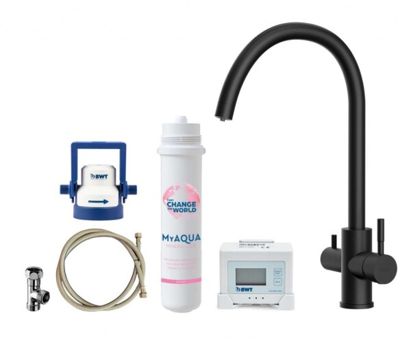 Kielle - Wimeo Dřezová baterie včetně filtrace, matná černá 10525SFI34