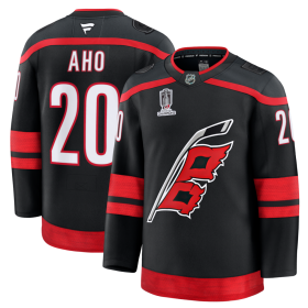 Fanatics Pánský dres Sebastian Aho Carolina Hurricanes NHL 2026 Stanley Cup Champions Home Premium Patch Velikost: 2XL