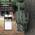 Otočná 4G kamerová fotopast s 2K rozlišením a solárním panelem - P6