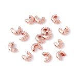 Krytka na zamačkávací rokajl - 3,0 mm - růžová - 1ks