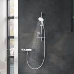 GROHE - Rainshower SmartActive Sada sprchové hlavice 130 9,5 l/min, 3 proudy, tyče 60 cm a hadice, měsíční bílá 26577LS0