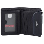 Trendy dámská mini koženková peněženka Coveri Bobbi, tmavě modrá