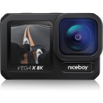 Niceboy VEGA X 8K / Outdoorová kamera / 1.3" displej / 4K@60FPS / USB-C HDMI (8594182426588)