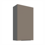 Horní skříňka Aria ANT 60 G-108 1F Barva korpusu: Antracit, Barva dvířek: BL - Black AFM