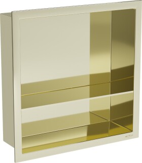 MEXEN - X-Wall-R modul pro vestavbu do stěny s poličkou 30 x 30, zlatá 1950303010S