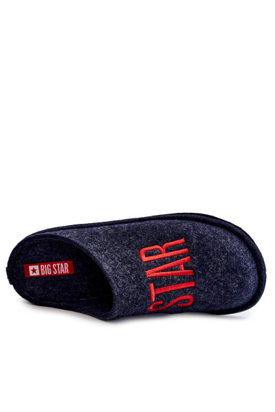 Klasické pánské pantofle Big Star KK176002 Námořnická modré 44