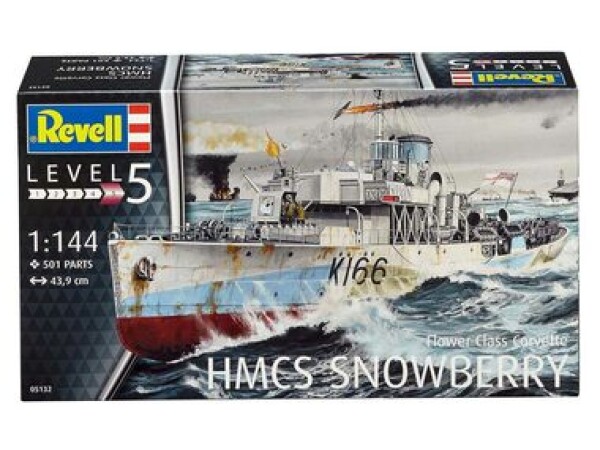 Revell Flower Class Corvette HMCS SNOWBERRY 1943 05132 1:144