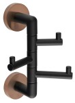 SAPHO - LARISSA trojháček otočný, černá/měď mat WS063BC