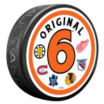 Mustang Puk NHL ROUND Textured Hockey Puck - Original 6