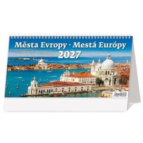 Kalendář stolní 2027 - Města Evropy