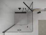 MEXEN/S - Lima sprchový kout 110 x 110, transparent, černá 856-110-110-70-00