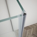GELCO - TRINITY CHROM obdélníkový kout 900x1000 rohový vstup, matné sklo, GT2290-10M-CH GT2290-10M-CH