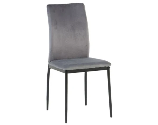 Jídelní židle Mette, středně šedá látka