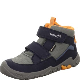 Dětské kotníkové celoroční tenisky Superfit barefit TRACE GTX Green/Orange 1-006042-8010 - 34