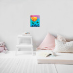 Antistresové omalovánky TSvetnoy TSvetnoy, LG227e, Diamond painting - diamantové malování, 40 x 50 cm, Žlutá růže