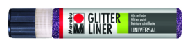 Glitter liner Marabu 25 ml - fialová ametyst 539