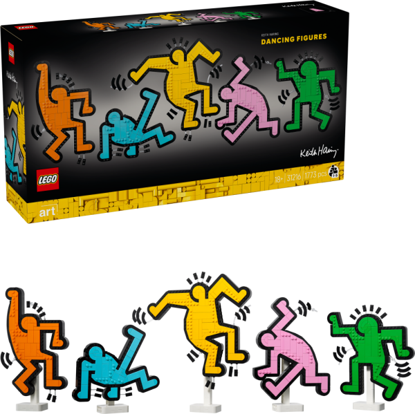 LEGO® ART 31216 Keith Haring – Tančící postavy - LEGO® Art
