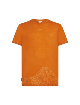 ICEBREAKER Mens Merino 150 Tech Lite SS Tee 3D Mapping, Spice velikost: M