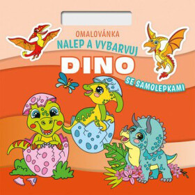 Omalovánka Nalepuj a vybarvuj! Dino
