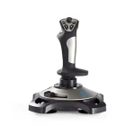 NEDIS joystick Černý / USB / 12 tlačítek / kompatibilní se zařízeními USB / kabel 1.5m (GJSK200BK)
