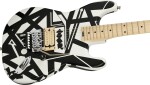 EVH Striped Series Shapes MN WHT BLK