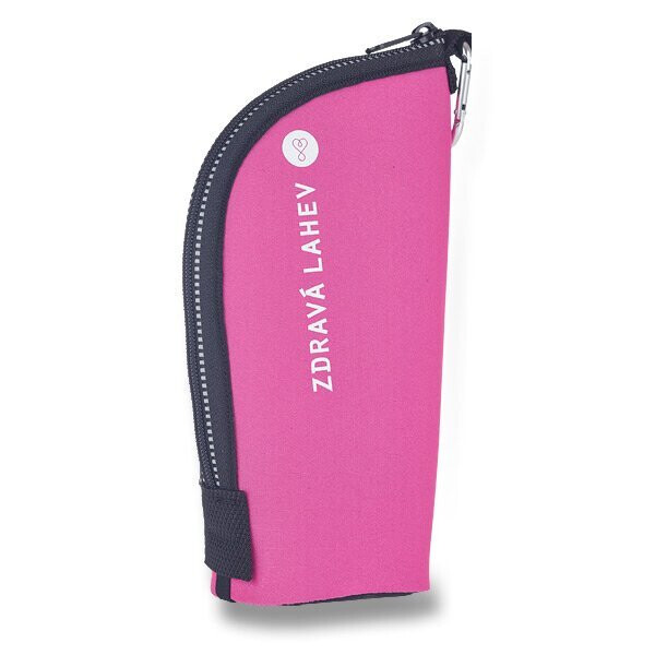 Termoobal na zdravou láhev Cabrio, reflex, růžový 0,5l