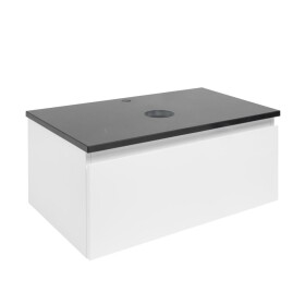Koupelnová skříňka s krycí deskou SAT B-WAY 79x30x45 cm bílá lesk BWAY80WZ BWAY80WZ