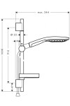 HANSGROHE - Raindance Select S Sprchová souprava 150, 3 proudy, chrom 27803000