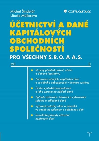 Účetnictví daně kapitálových obchodních společností