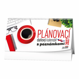 Plánovací daňový kalendář s poznámkami 2027 - stolní kalendář