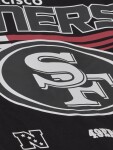 Mitchell & Ness Pánská mikina San Francisco 49ers NFL Triple Check Hoodie Velikost: L