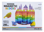 Mamido Magnetická stavebnice 290 dílů Rainbow ULTRA XXL
