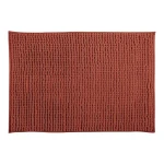 MSV CHENILLE terakota / Koupelnová předložka / mikrovlákno / protiskluzová / 50 x 80 cm